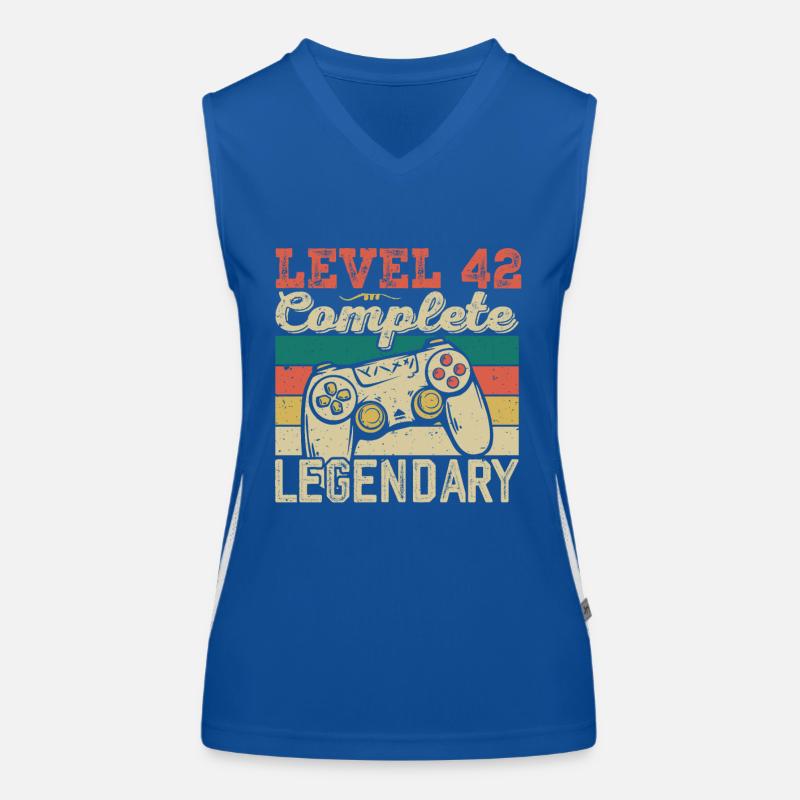 Level 42 Complete, 42 Birthday Gift Women's Functional Contrast Tank Top
