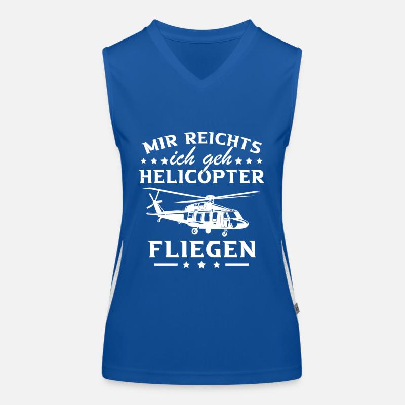 I've had enough, I'm going helicopter Women's Functional Contrast Tank Top