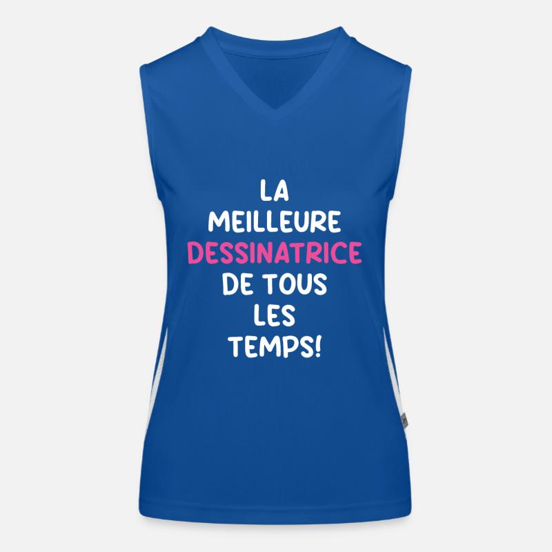 La meilleure architecte de tous les temps ! Débardeur respirant contrasté Femme