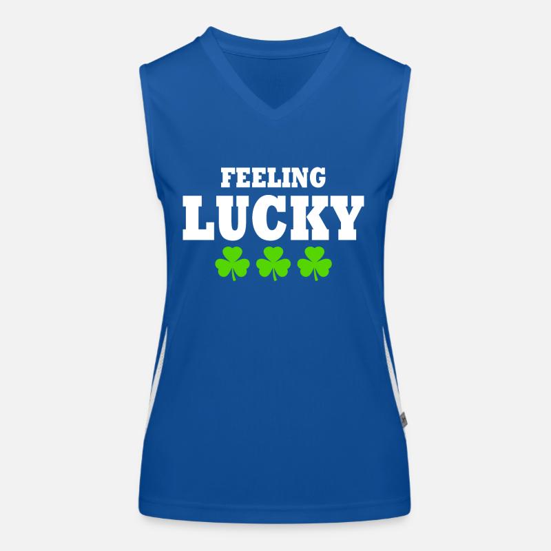 feeling lucky Débardeur respirant contrasté Femme