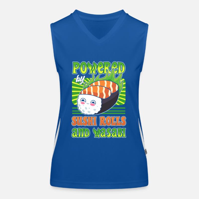 Sushi buffet for adults Women's Functional Contrast Tank Top