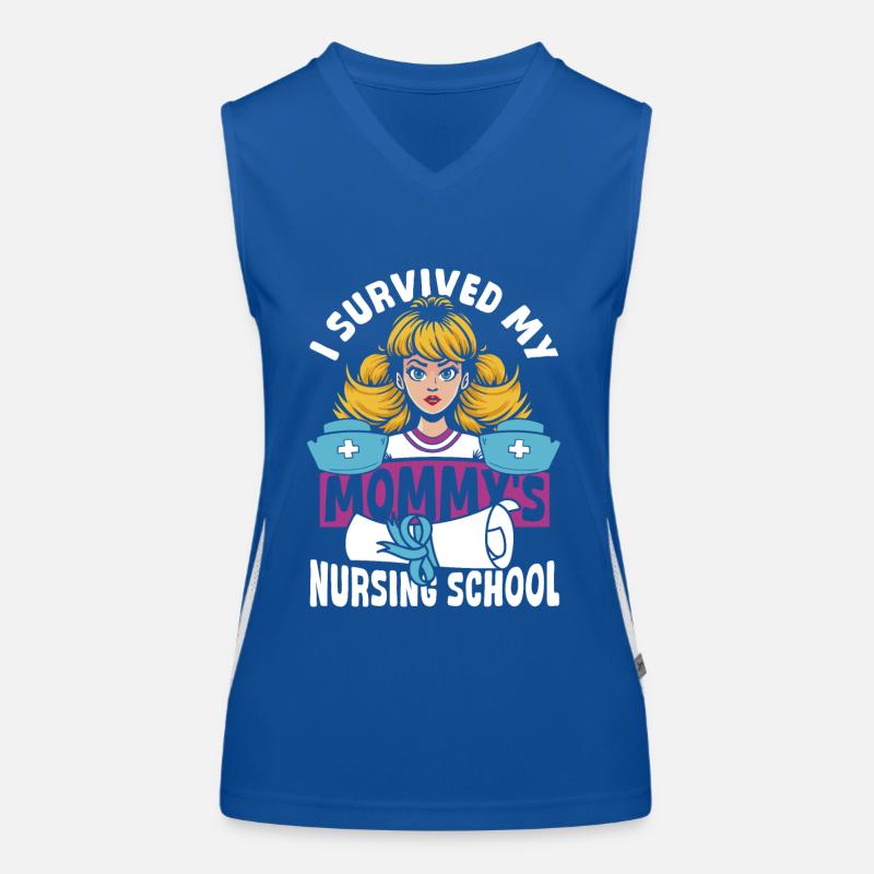 Abschluss Krankenschwester Krankenpflege Mutter Funktionelles Kontrast-Tank Top für Frauen