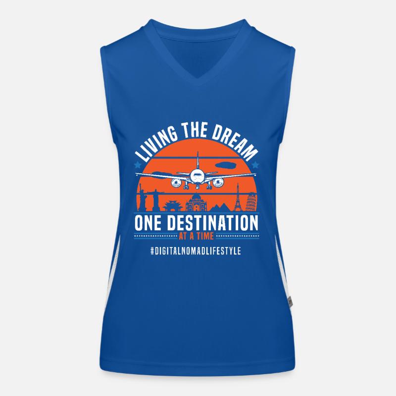 Online Entrepreneur Nomadic Digital Women's Functional Contrast Tank Top