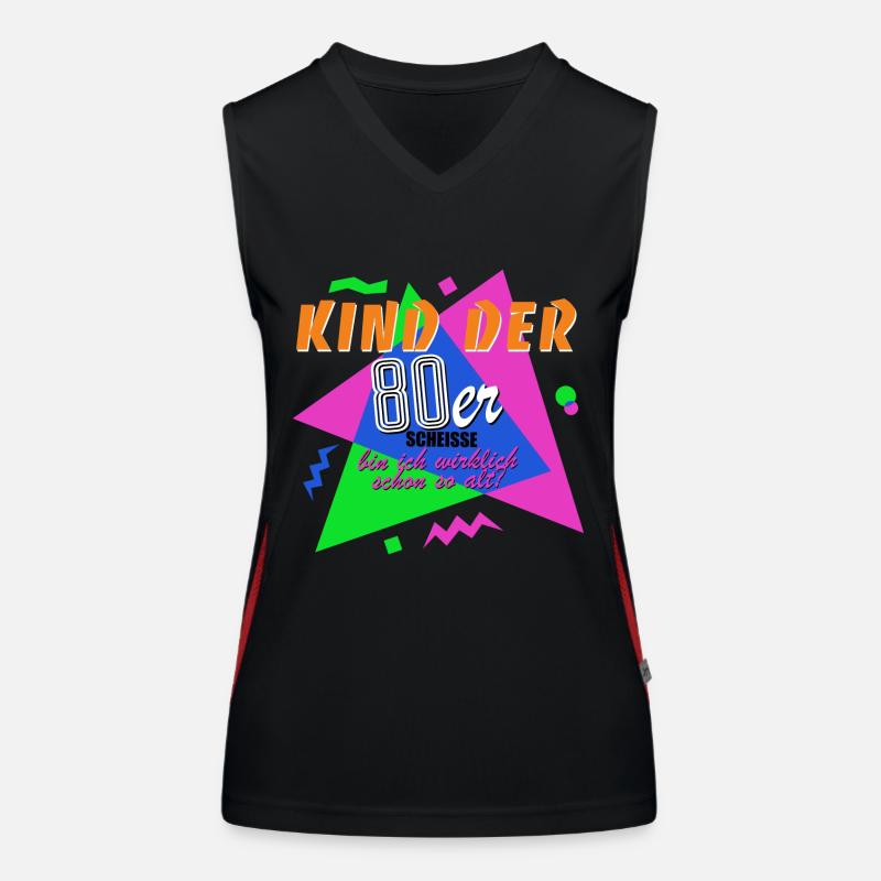 Kind der 80er - Scheisse, bin ich schon so alt? Funktionelles Kontrast-Tank Top für Frauen