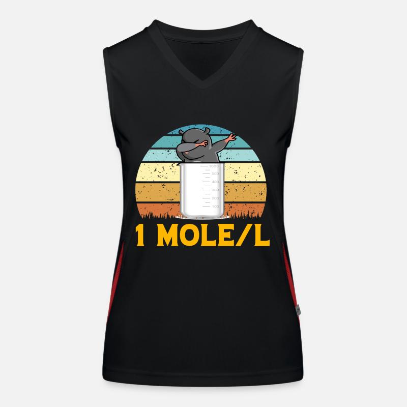 Mole Dabbing Women's Functional Contrast Tank Top