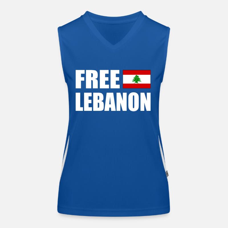 free lebanon Débardeur respirant contrasté Femme