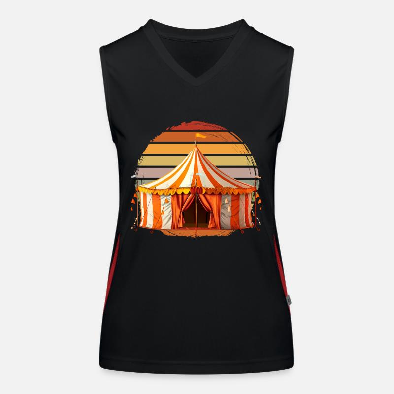 Zircus Funktionelles Kontrast-Tank Top für Frauen