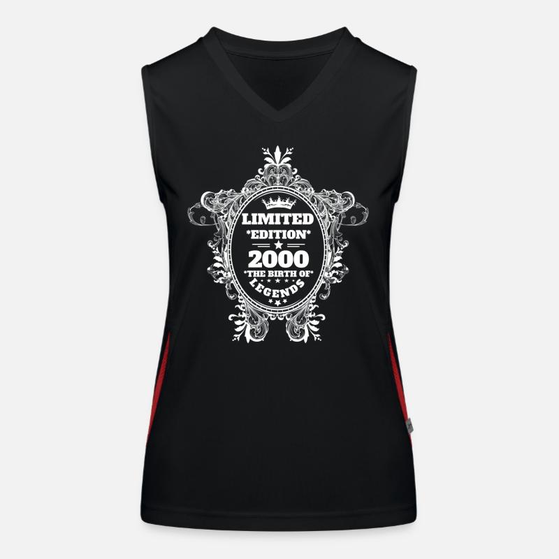 2000 Funktionelles Kontrast-Tank Top für Frauen