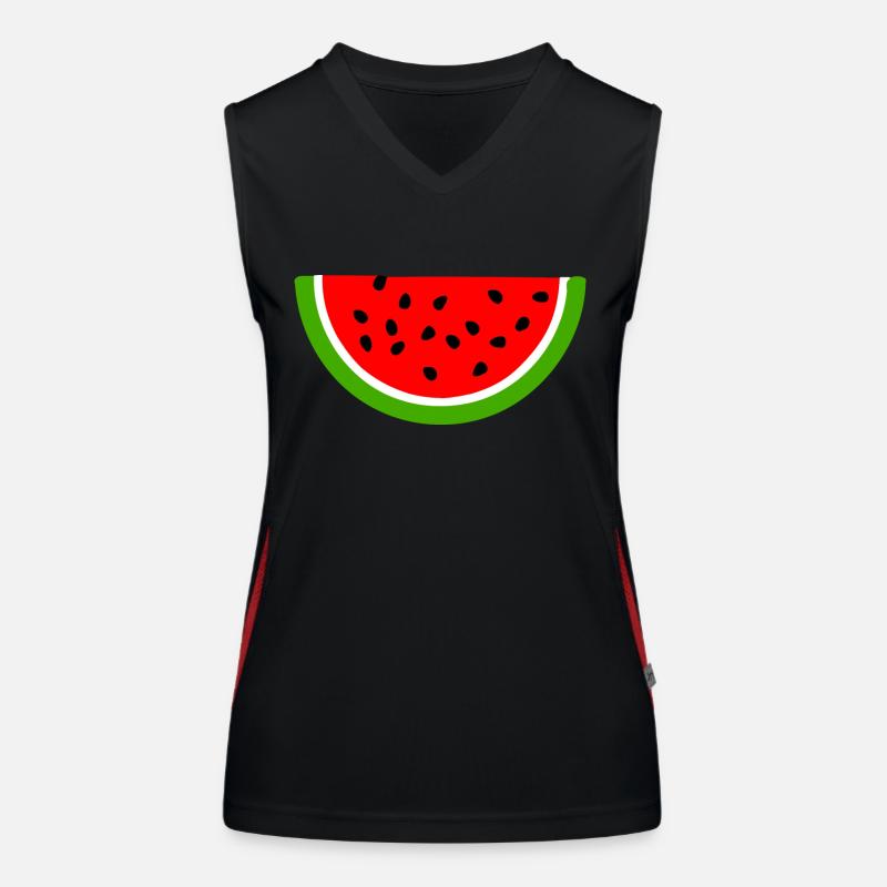 Pastèque Débardeur respirant contrasté Femme
