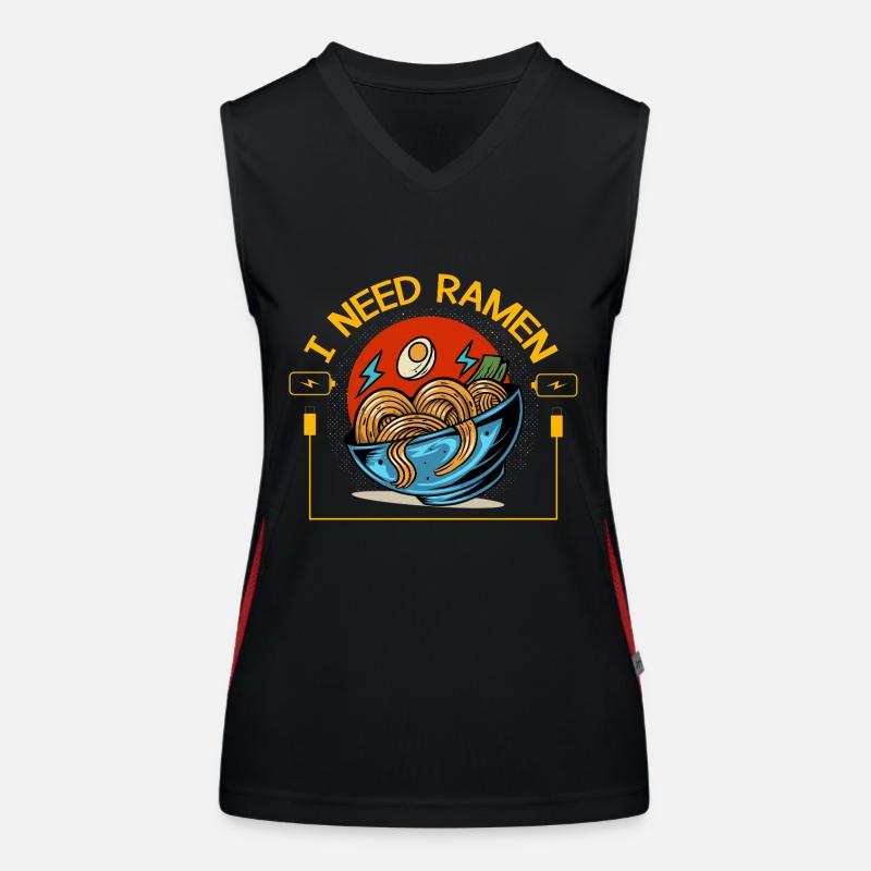 I need Ramen Women's Functional Contrast Tank Top