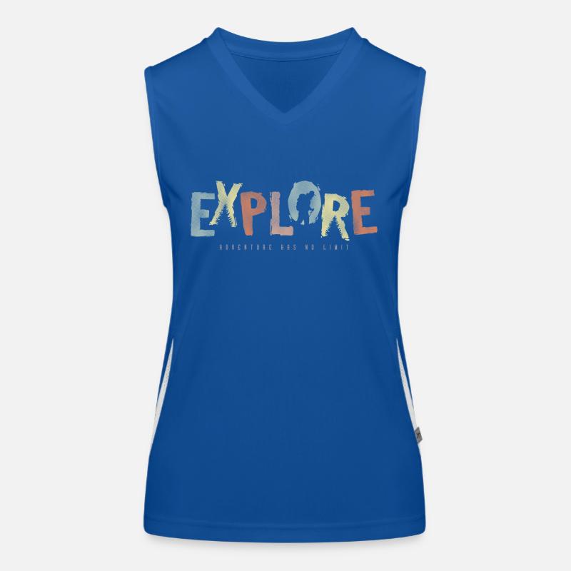EXPLORE – adventure knows no boundaries Women's Functional Contrast Tank Top