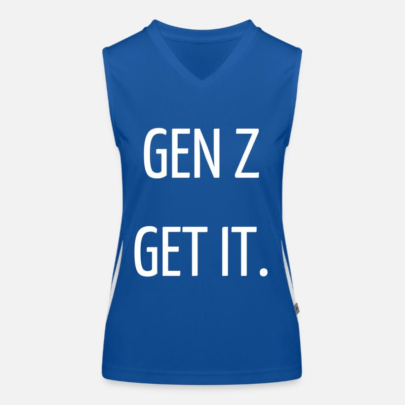 Gen Z get it Débardeur respirant contrasté Femme