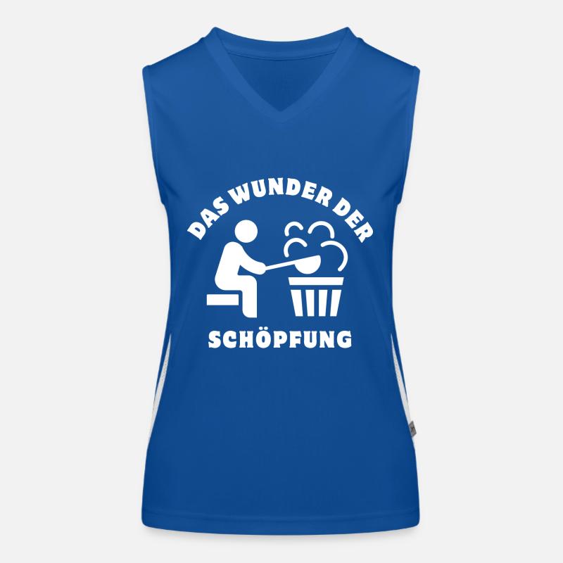 Das Wunder der Schöpfung Funktionelles Kontrast-Tank Top für Frauen