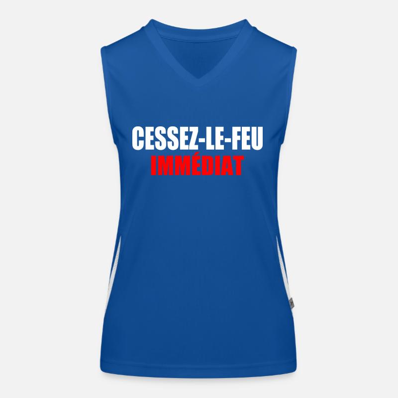 CESSEZ-LE-FEU Débardeur respirant contrasté Femme