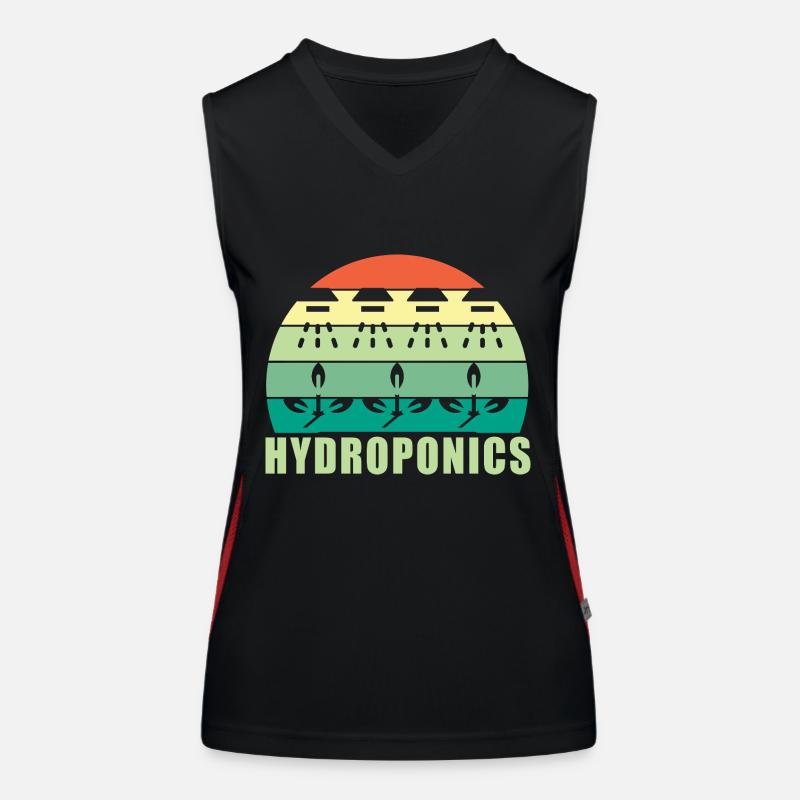Hydroponik Funktionelles Kontrast-Tank Top für Frauen