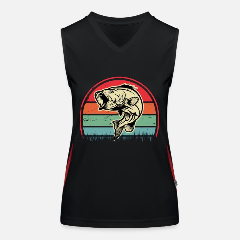 Barsch-Fisch Funktionelles Kontrast-Tank Top für Frauen
