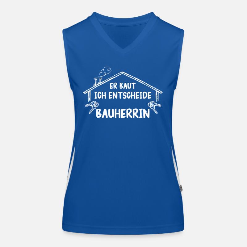 Client: House builder, home builder Women's Functional Contrast Tank Top