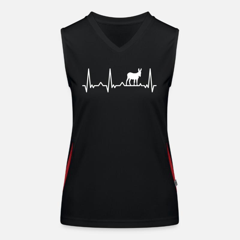 Âne âne mulet mulet mulet Débardeur respirant contrasté Femme