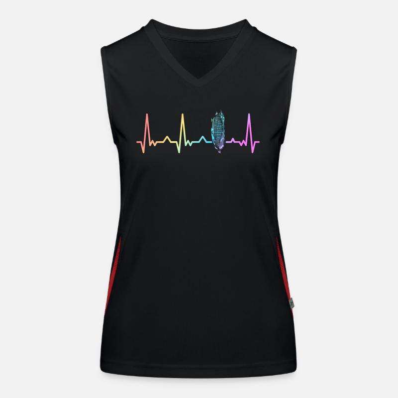 Mais Maiskolben Bauer Funktionelles Kontrast-Tank Top für Frauen