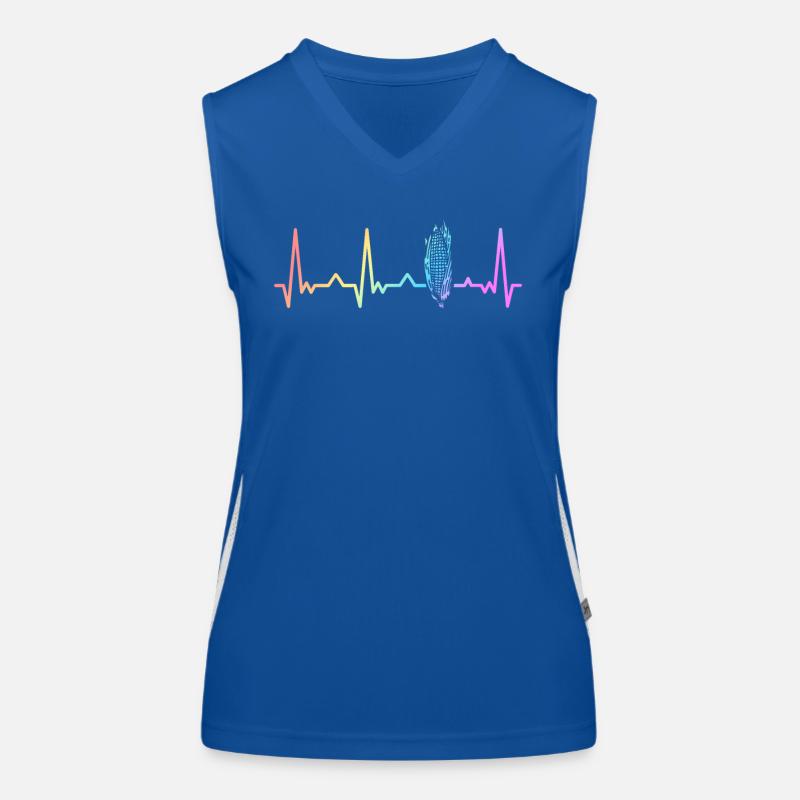 Corn Corn Cob Farmer Women's Functional Contrast Tank Top