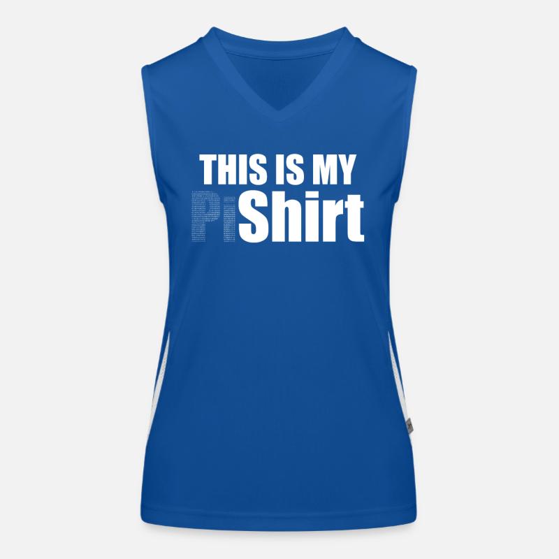 Pi Make Math Nerd Circle Number Pi Symbol Débardeur respirant contrasté Femme