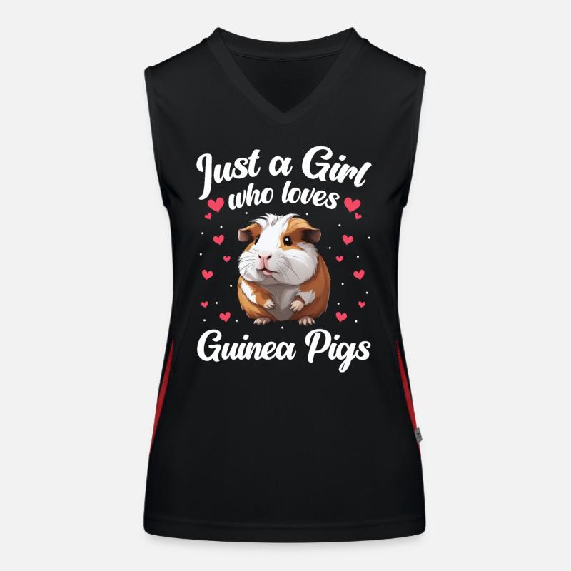 Guinea pig Women's Functional Contrast Tank Top