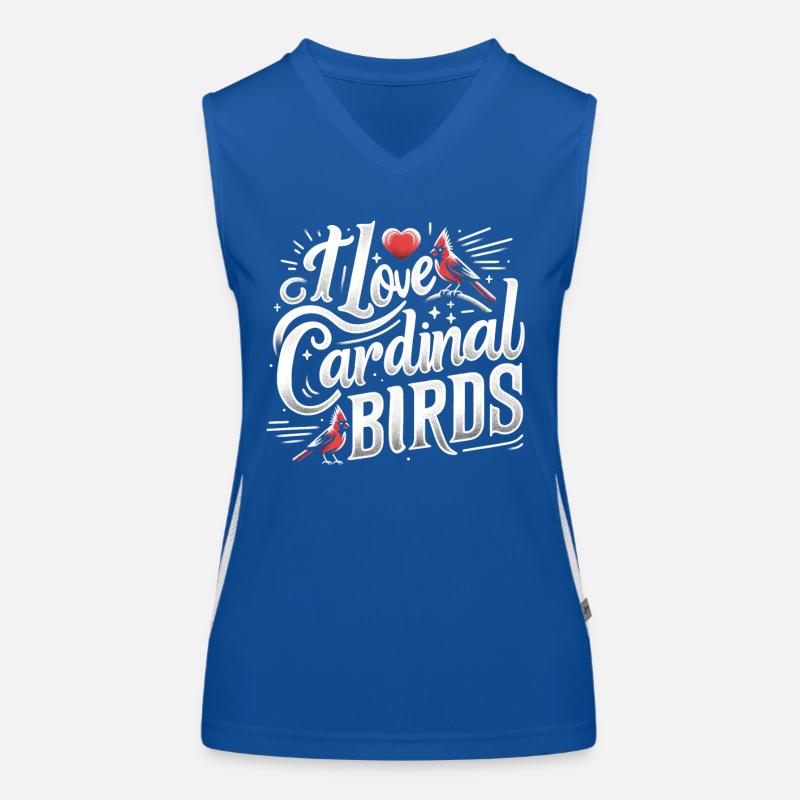 Kardinal Rotkardinal Vogel Roter Kardinal Funktionelles Kontrast-Tank Top für Frauen