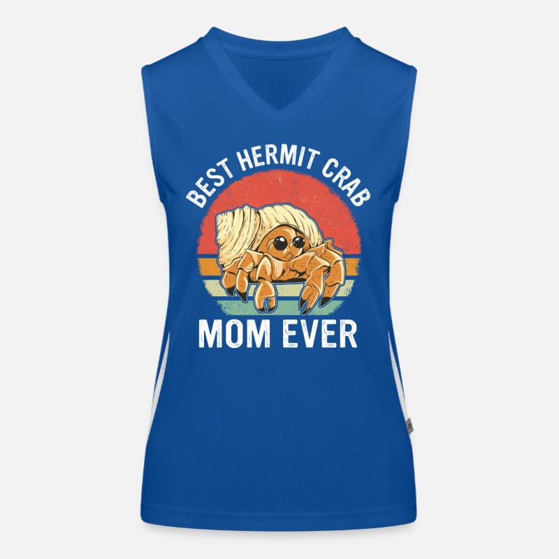 Krabbe Einsiedlerkrebs Krabben Krebs Funktionelles Kontrast-Tank Top für Frauen