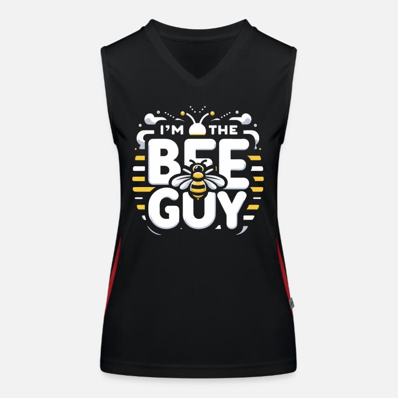 honey bee, beekeeper, bee, bee Women's Functional Contrast Tank Top