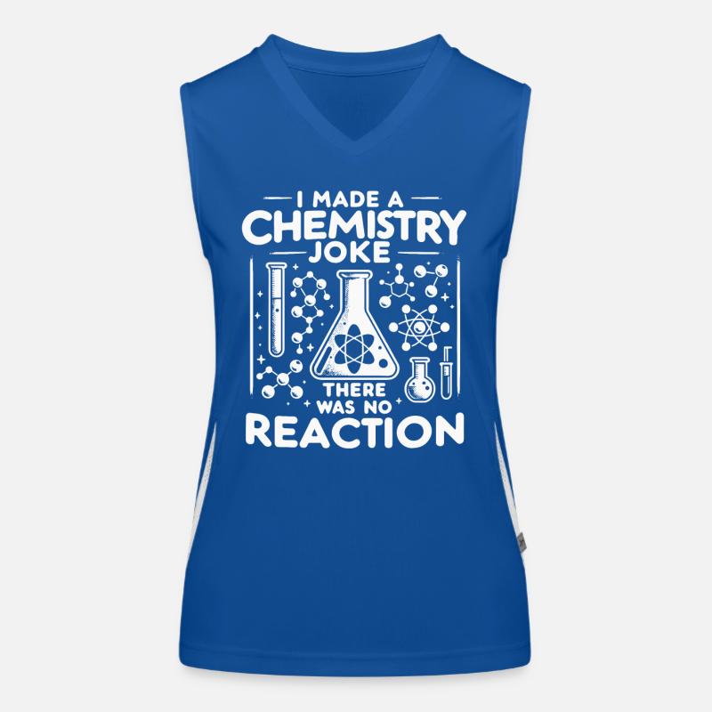 Chimiste Chimie Science Atome Molécule Débardeur respirant contrasté Femme