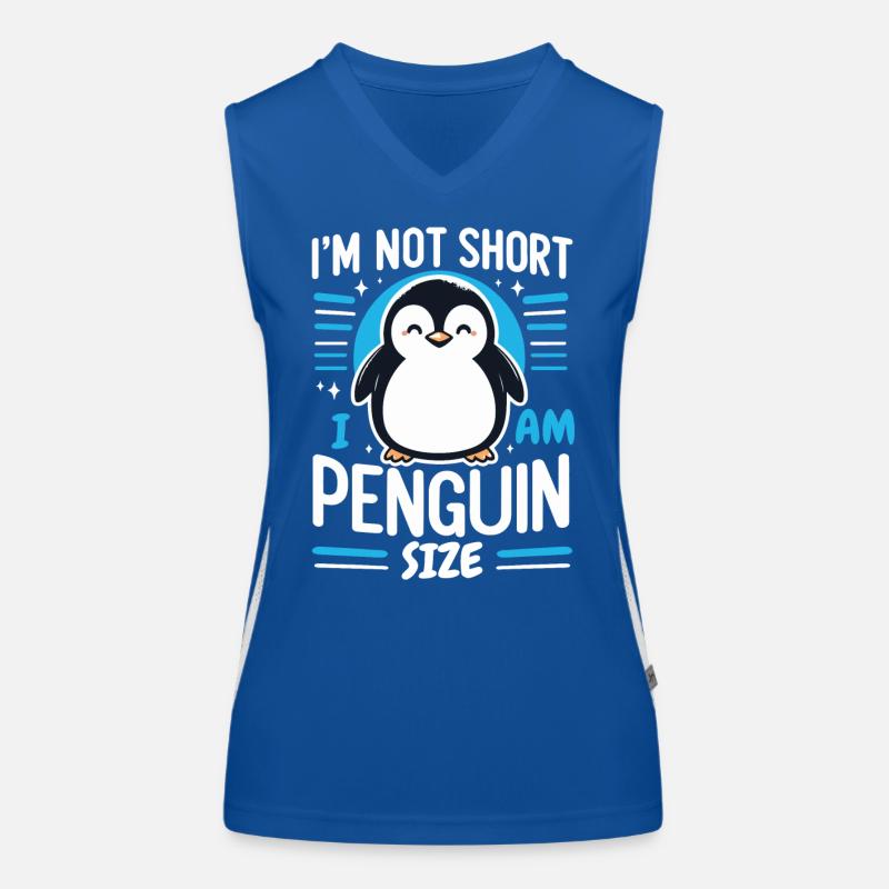 Pinguin Pinguine Tier Funktionelles Kontrast-Tank Top für Frauen