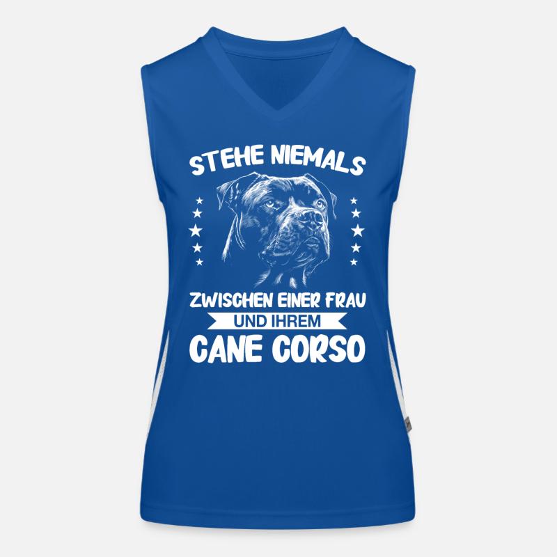 Hunde Cane Corso Italiano Hund Funktionelles Kontrast-Tank Top für Frauen
