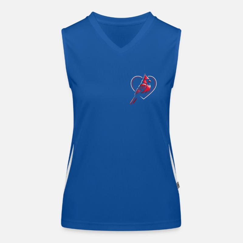 Kardinal Rotkardinal Vogel Roter Kardinal Funktionelles Kontrast-Tank Top für Frauen