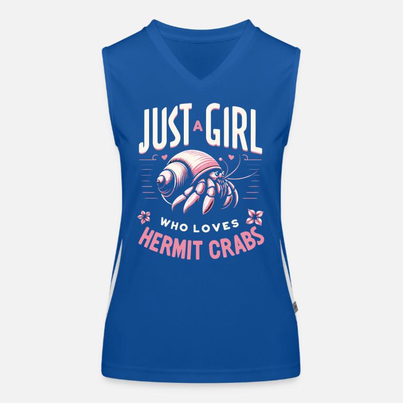 Krabbe Einsiedlerkrebs Krabben Krebs Funktionelles Kontrast-Tank Top für Frauen