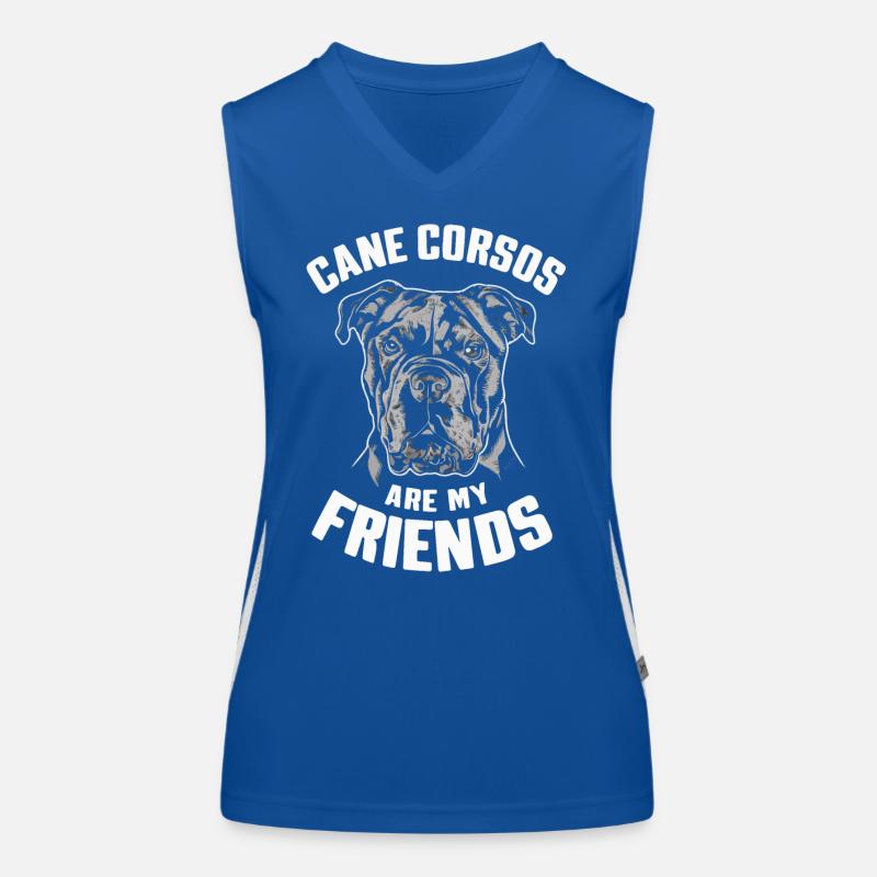 Cane Corso Hund Funktionelles Kontrast-Tank Top für Frauen
