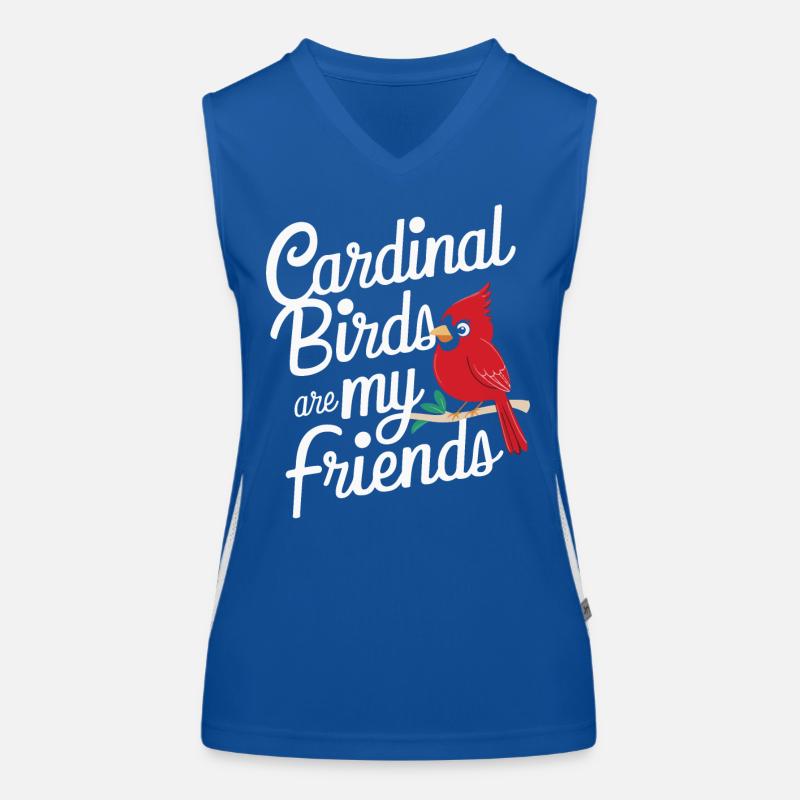 Kardinal Rotkardinal Vogel Roter Kardinal Funktionelles Kontrast-Tank Top für Frauen