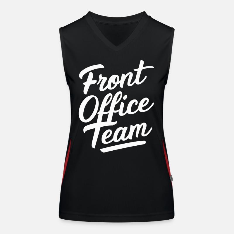 Front Office Schule Sekretärin Funktionelles Kontrast-Tank Top für Frauen