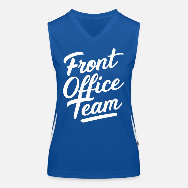 Front Office Schule Sekretärin Funktionelles Kontrast-Tank Top für Frauen