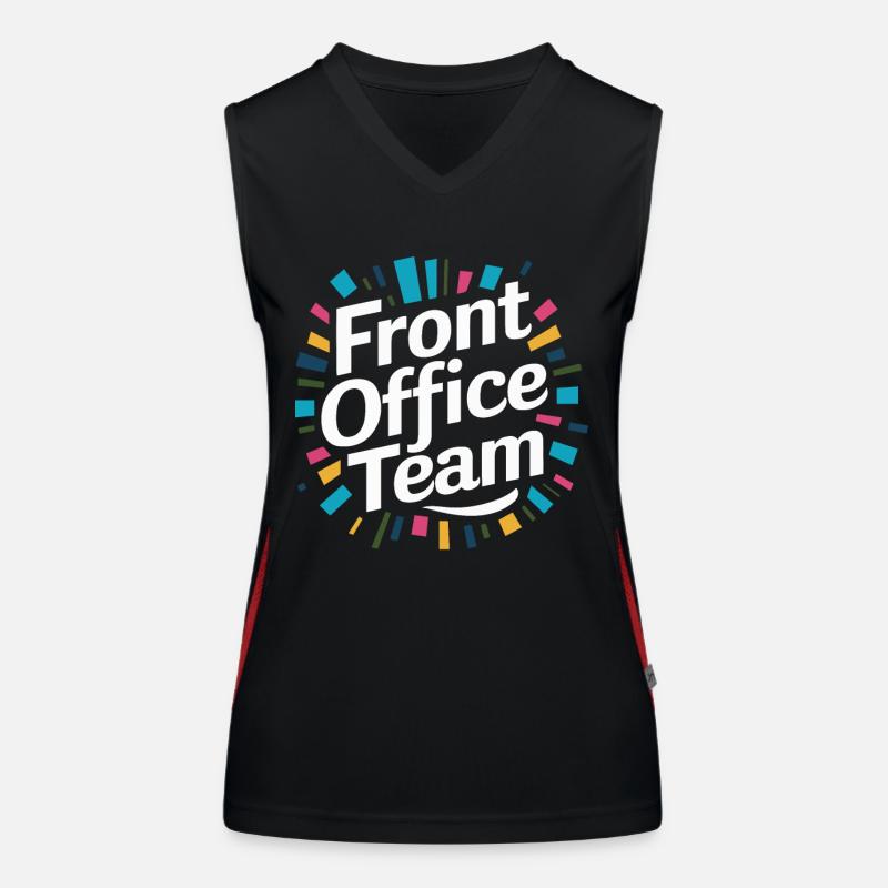 Front Office School Secretary Women's Functional Contrast Tank Top