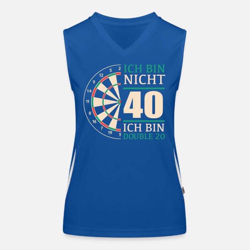 Geburtstagsgeschenk 40 Jahre Geburtstagskind Funktionelles Kontrast-Tank Top für Frauen
