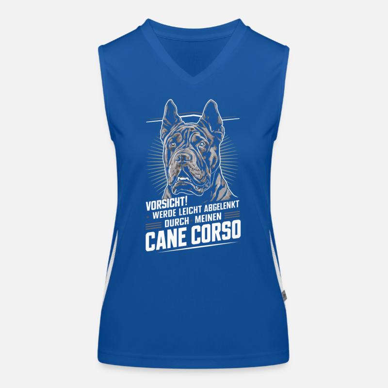 Hunde Cane Corso Italiano Hund Funktionelles Kontrast-Tank Top für Frauen