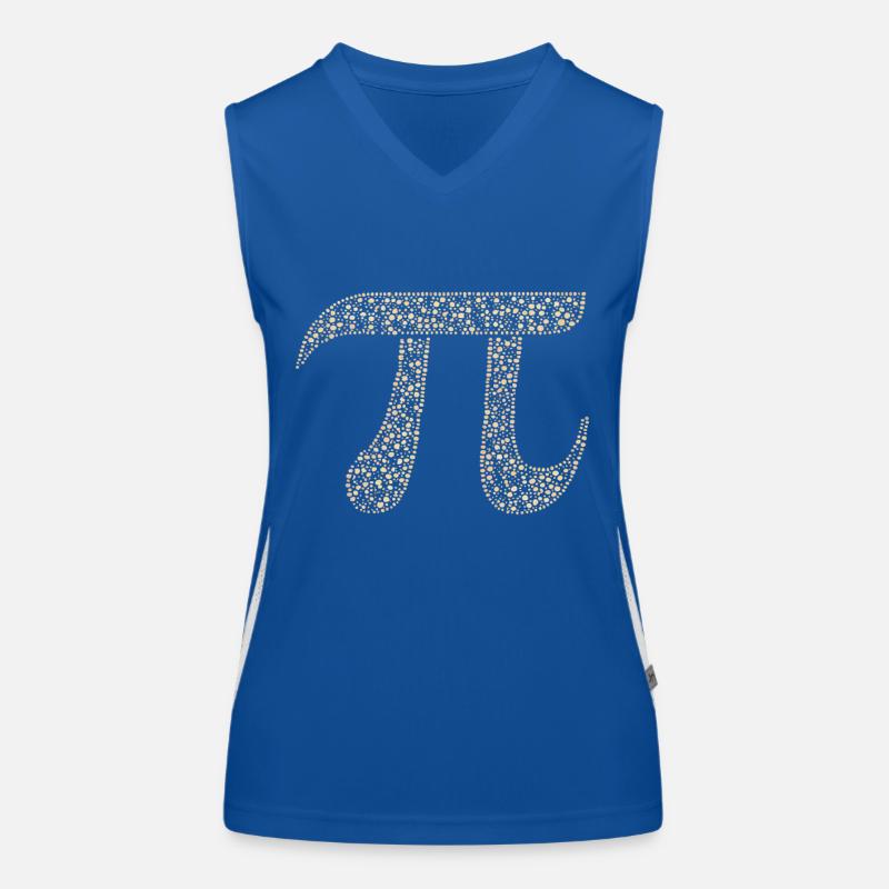 Pi Digits Math Nerd Circle Number Pi Symbol Women's Functional Contrast Tank Top