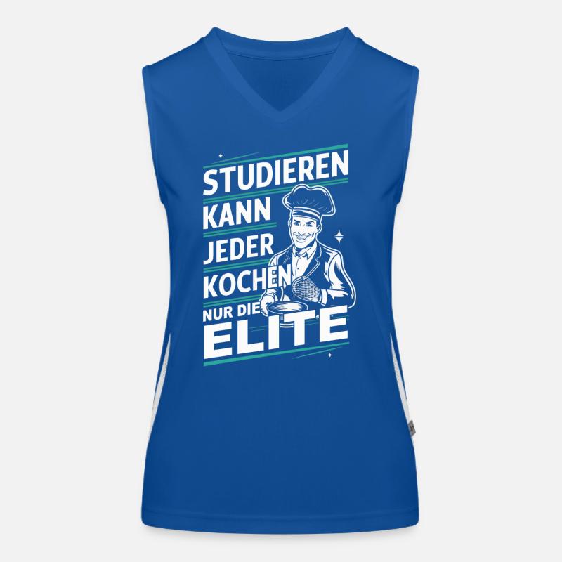 Chef cuisinier Débardeur respirant contrasté Femme