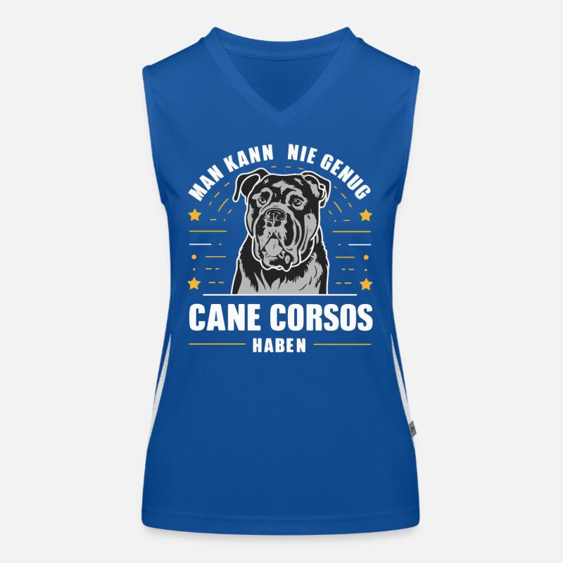 Hunde Cane Corso Italiano Hund Funktionelles Kontrast-Tank Top für Frauen