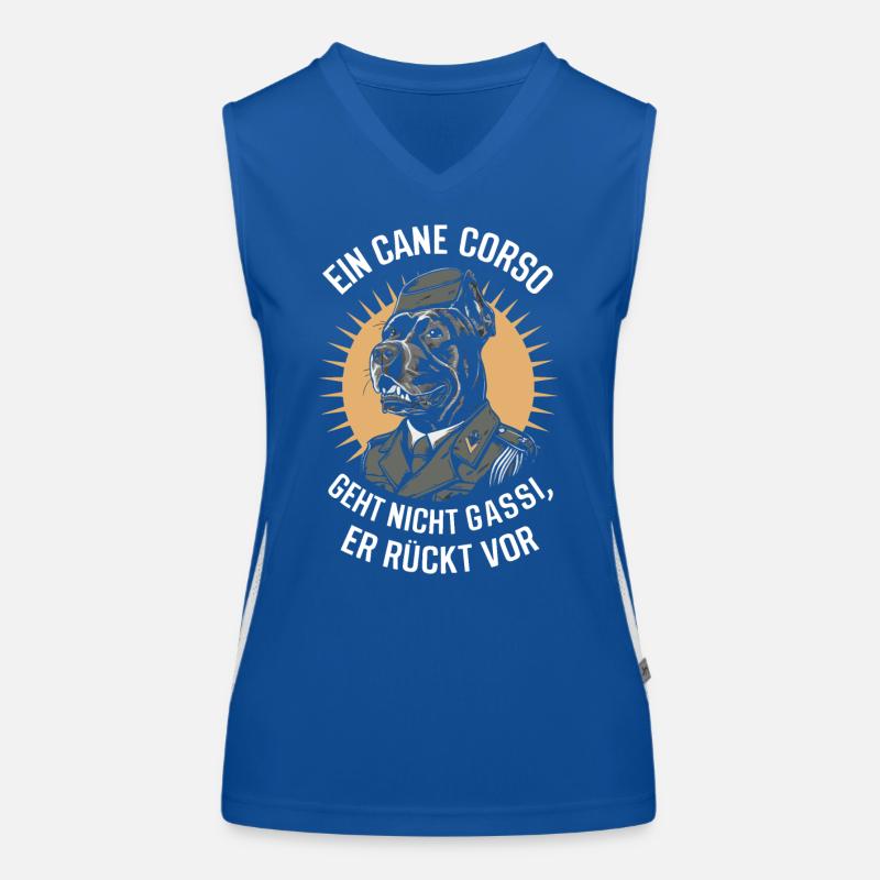 Hunde Cane Corso Italiano Hund Funktionelles Kontrast-Tank Top für Frauen