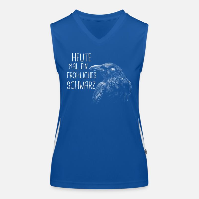 Lustig Srkastisch Ironie Schwarze Edition Funktionelles Kontrast-Tank Top für Frauen