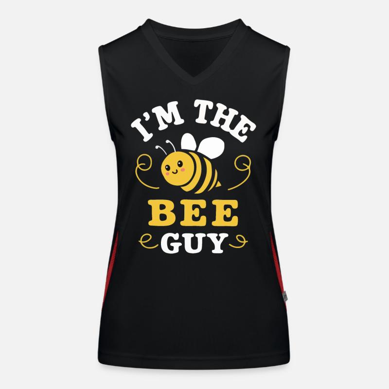 honey bee, beekeeper, bee, bee Women's Functional Contrast Tank Top