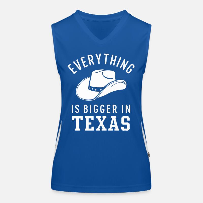 Texas State Texans Texas Débardeur respirant contrasté Femme