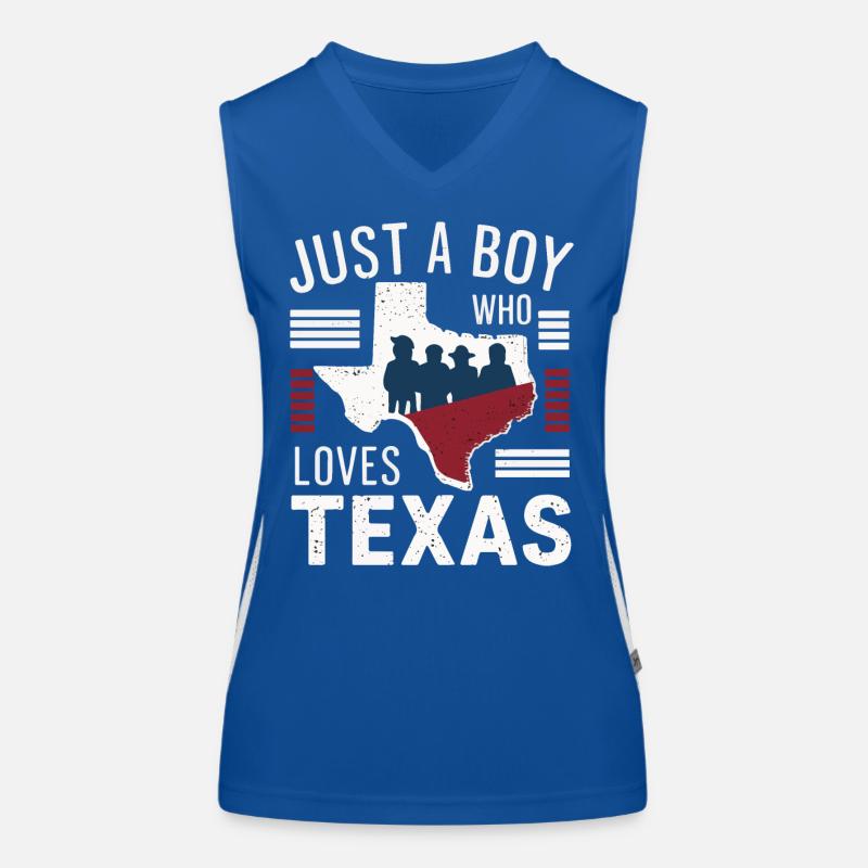 Texas State Texaner Texas Funktionelles Kontrast-Tank Top für Frauen