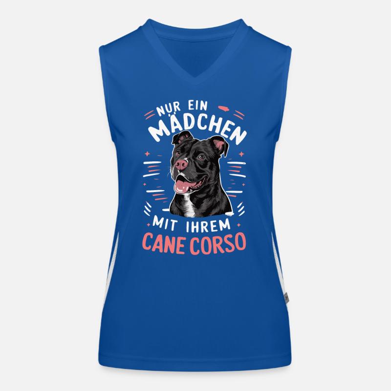 Hunde Cane Corso Italiano Hund Funktionelles Kontrast-Tank Top für Frauen